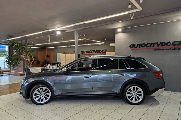 Škoda Superb SCOUT 2.0TDi 140kW 4x4 DSG, ACC, KAMERA